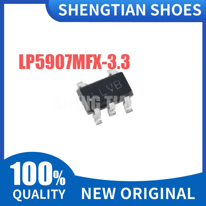 10pcs/lot LP5907MFX-3.3/NOPB(LLVB) LP5907MFX-3.3 LP5907MFX 5907 LP5907 3.3V 0.25A SOT23-5 In Stock