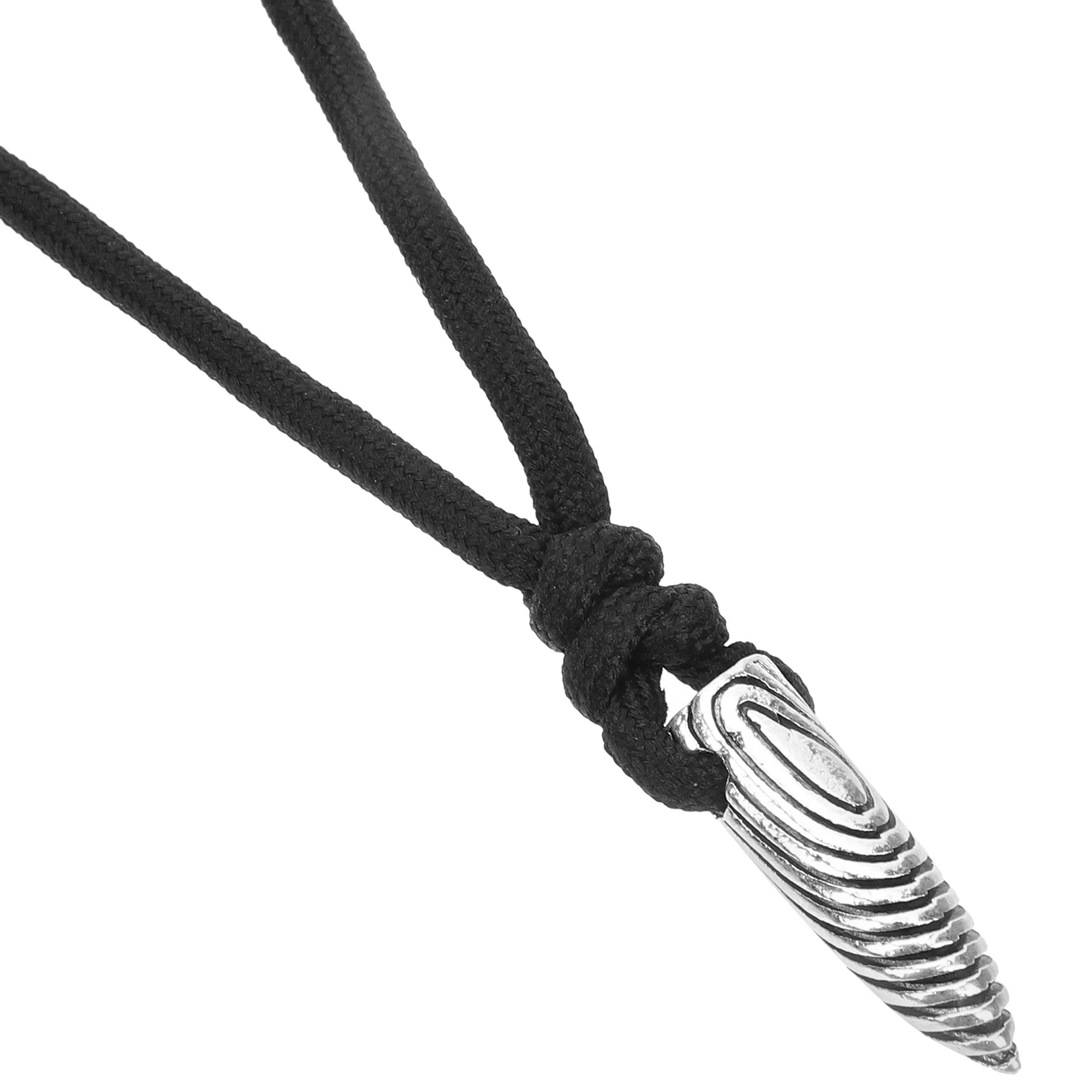 

Men Necklace Bullet Pendant Durable Personalized Necklace Lightweight for Vacation Surfing Neck Decoration Men Neck Chain
