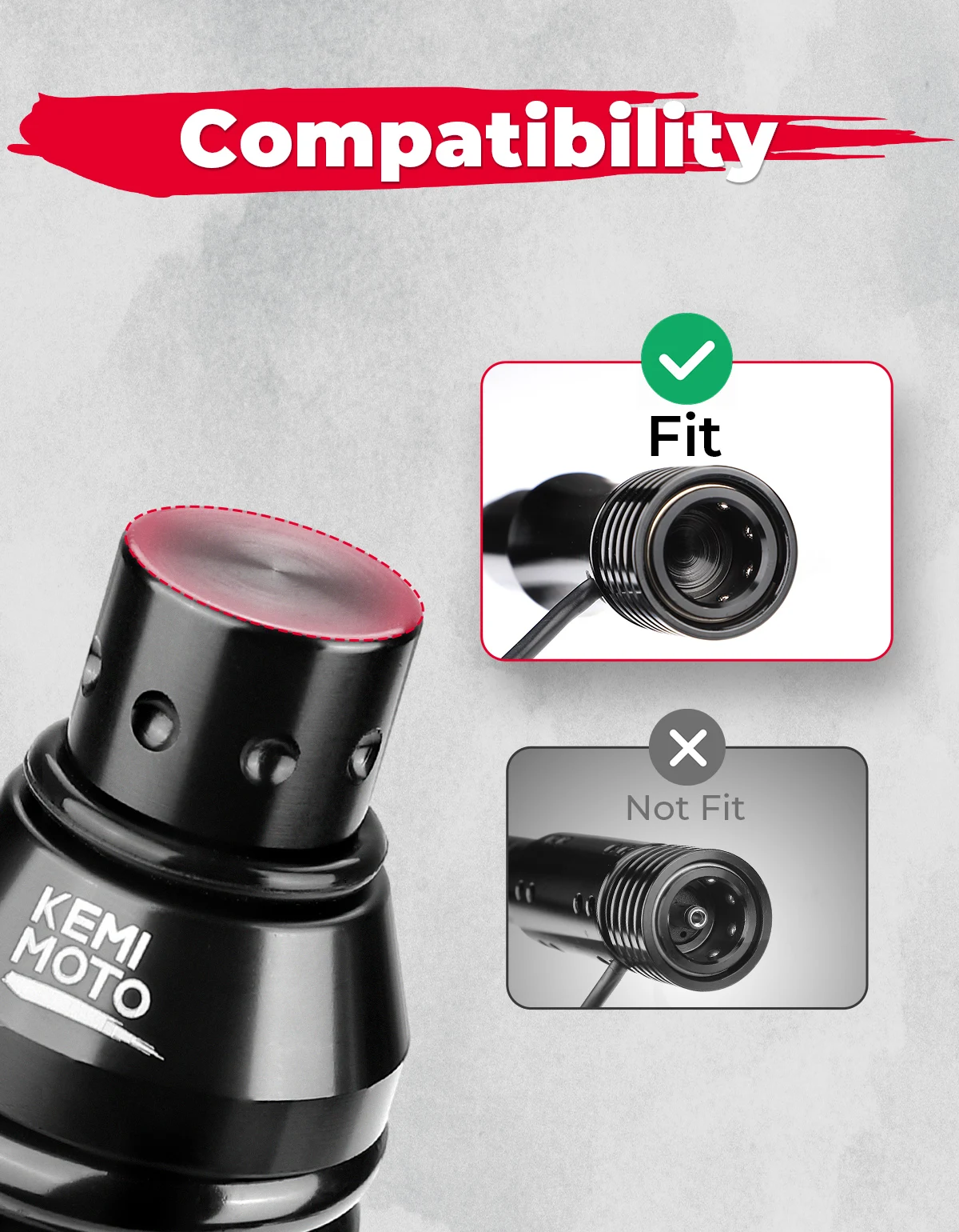 KEMIMOTO UTV ATV 3FT Spiral-LED-Peitschenlicht mit APP-Fernbedienung, IP67 wasserbeständig, kompatibel mit Polaris RZR für Can-Am X3 – Detail 14