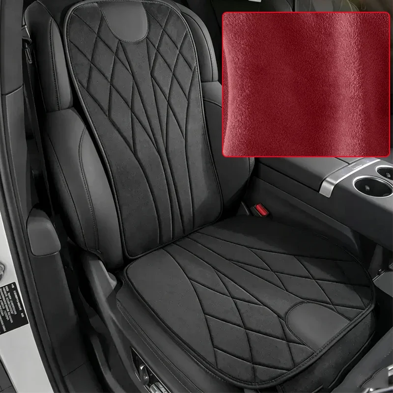 For DACIA Hipter Duster Spring Sandero Logan Dokker Jogger Striker Lodgy Bigster Manifest Car Winter Suede Thick Warm Seat Cover