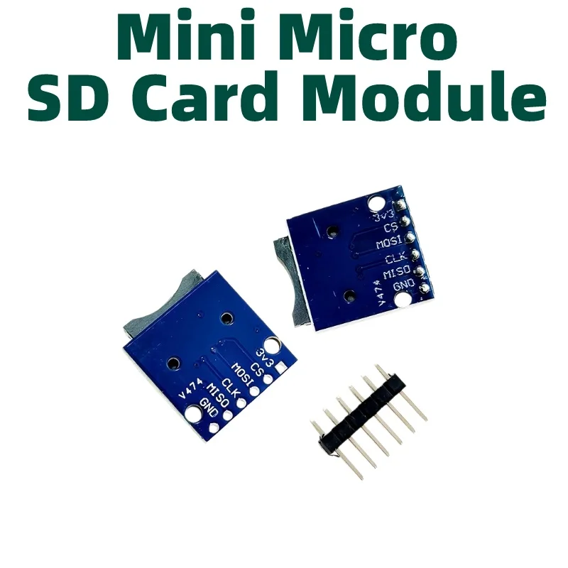 1/5/10/20PCS Mini TF Micro SD Card Reader Module, SPI 3.3V Storage Adapter For Raspberry Pi & MCU Projects