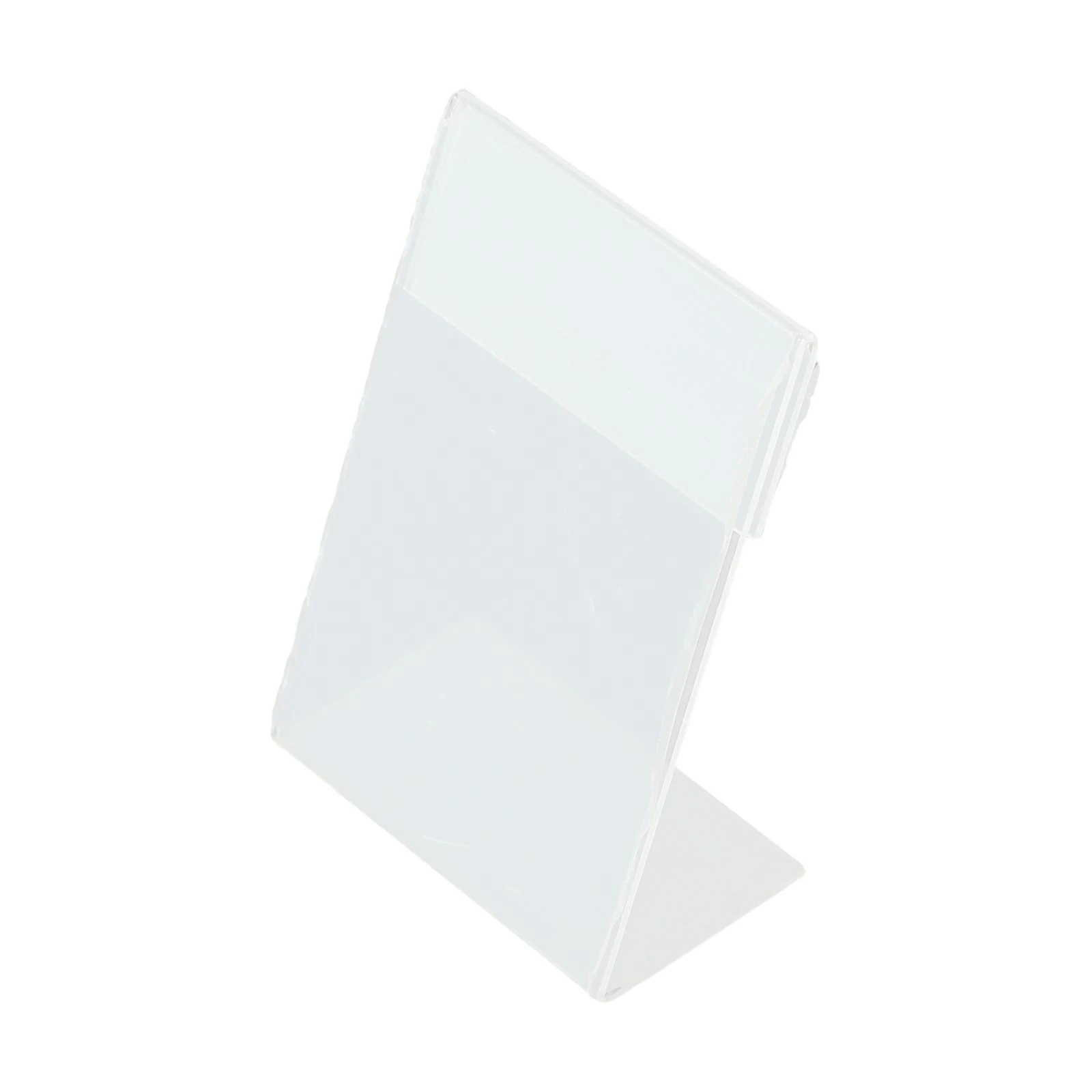 Acrylic Display Stand Hard Board Notes Tickets Transparent 1pc 7.5x11cm Card Stand Desk Display Display Photos