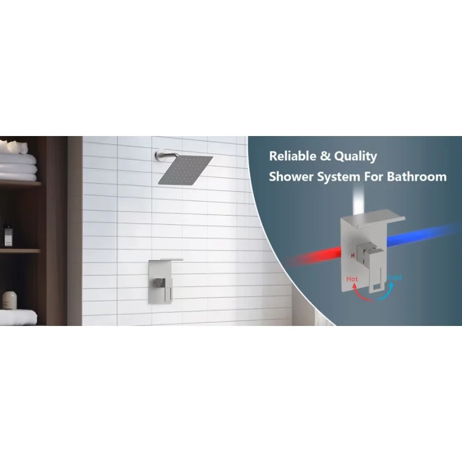 

Shower Faucet With Storage Shelves
