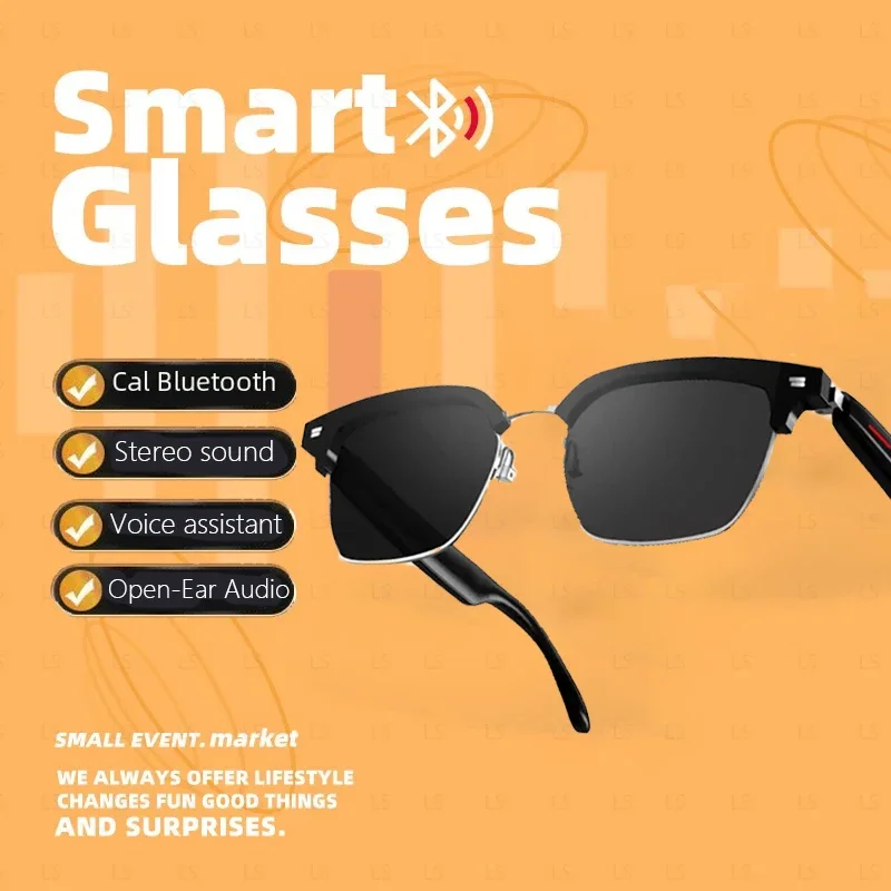 

Camera Smart Glasses Bluetooth Call Voice Assistant Listen Music Glasses Smart Sports Polarized Sunglasses Anti-Blue Eyeglasses