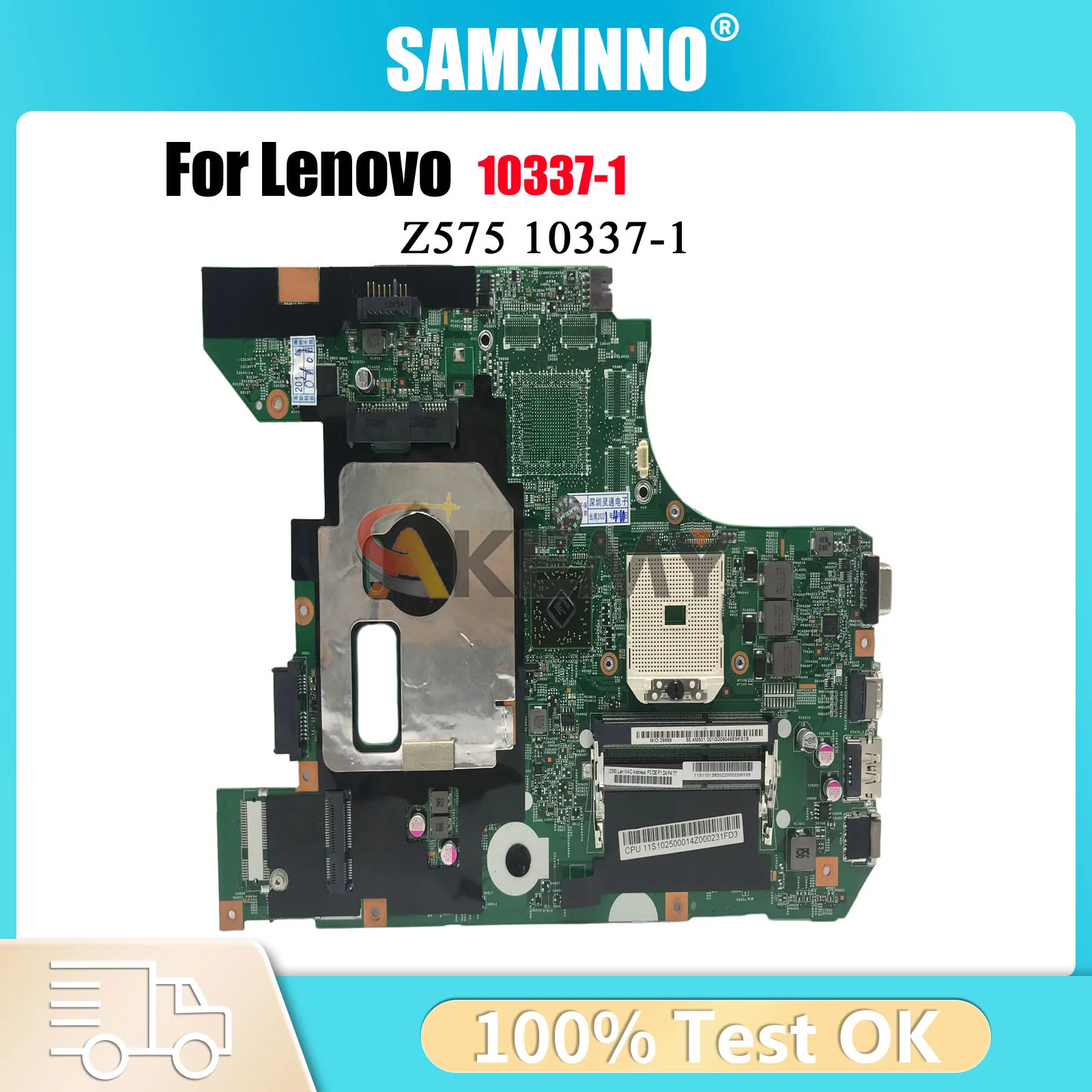 

10337-1 Laptop Motherboard For Lenovo IdeaPad Z575 Z575E With 48.4M502.011 DDR3 100% Fully Tested