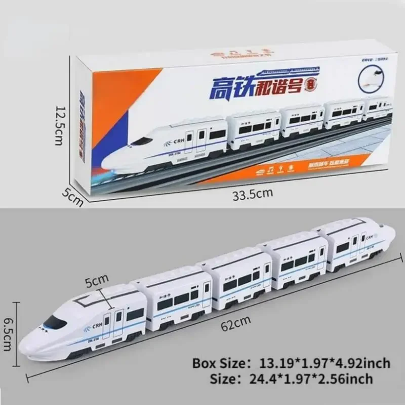 Electric Universal Simulation High Speed Railway Harmony Train Toy Parent-Child High-Speed Train Children's Toy Car