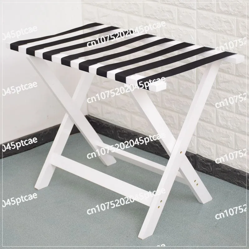Practical Hotel Luggage Cabinet, Business Express Solid Wood Hotel Luggage Rack, Storage Rack