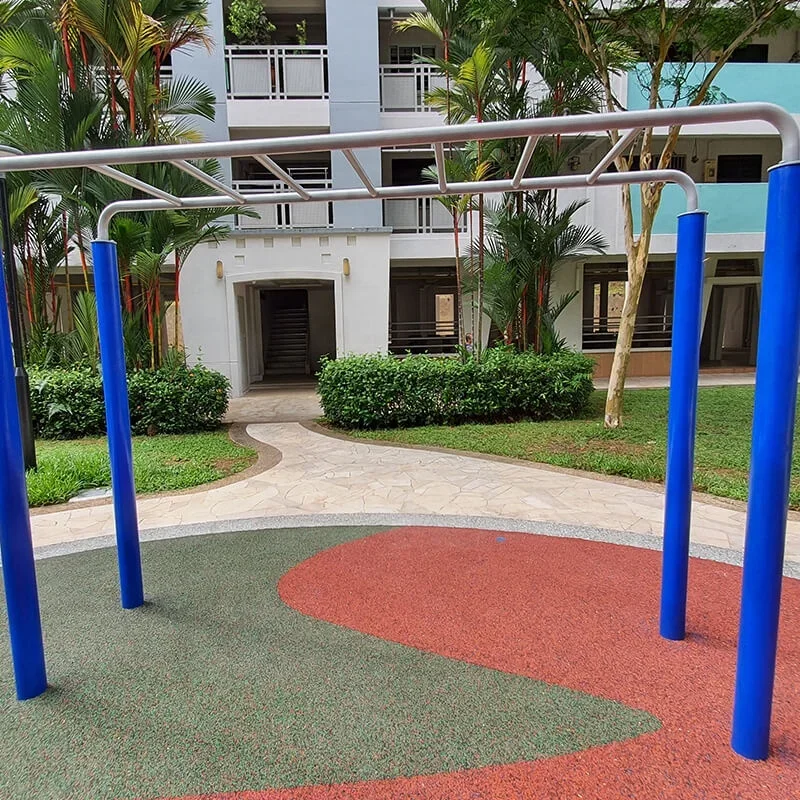 

Steel Outdoor Monkey Bar Park Daily Body Strength Training Fitness Equipment