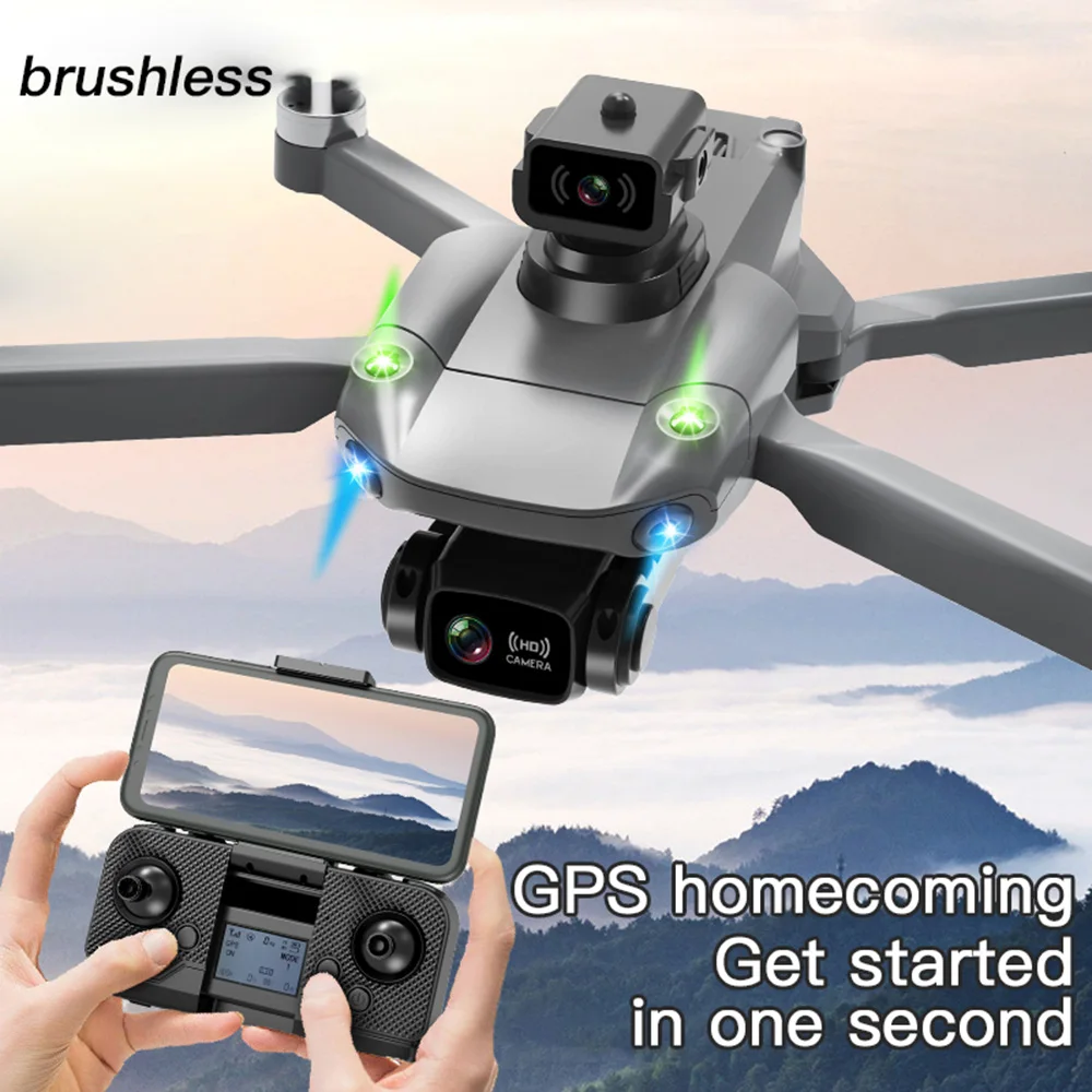 Drone 4K Professional RC Plane Toys Obstacle Avoidance RC Helicopter Quadcopter FPV Drone GPS 5G Wi-Fi Foldable Mini Dron Toy