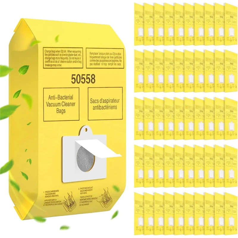 

【GARMENT】Набор вакуумных пакетов - для моделей Kenmore Canister Type C/Q 5055, 50555, 50557, 50558 и для Panasonic Type-C-5 C-18 - 50 штук 50558