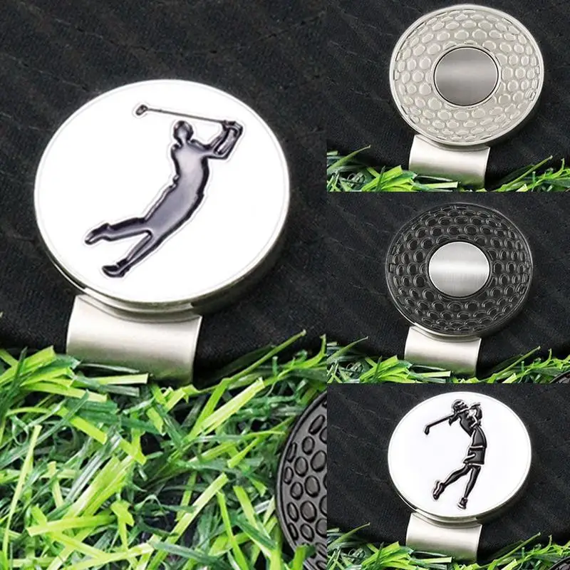 Golf Hat Clip Magnetic Metal Golf Hat Clips Golf Accessories For Golf Ball Mark Removable Position Marker Gift For Golfers