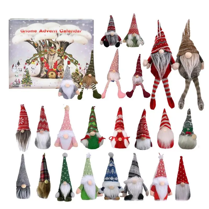 

Christmas Advent Calendar 2025 Gnome Dolls 24 Days Xmas Countdown Calendar Christmas Countdown Calendar for Kids Gift