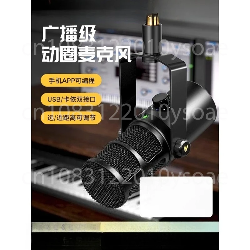 PS22 Sound Card Professional Computer Mobile Phone Live Broadcast Equipment Special Noise Reduction Microphone