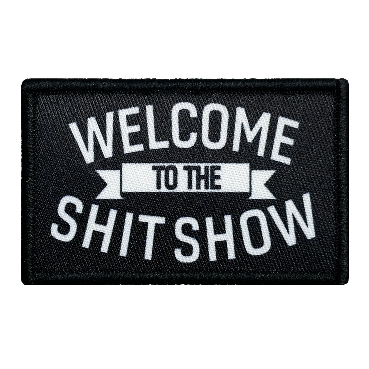 1 Stück „Shit Show Supervisor“-Aufnäher, lustiger Aufnäher, 2 x 3 Zoll, Moral-Aufnäher mit Klettverschluss – Detail 2