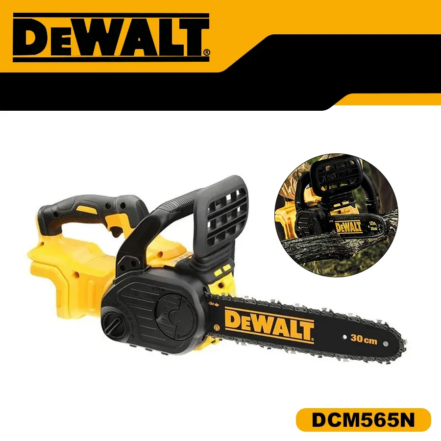 

DEWALT DCM565N 20V Li-ion Cordless Brushless 30cm Compact Chainsaw Bare Unit Woodworking Cutting Saw