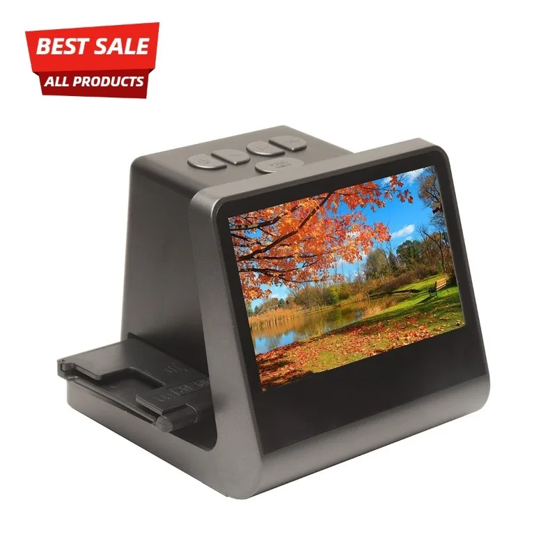 24MP 48MP Film Scanner 5 Inch HD Screen for 135 126 110mm 8mm Film Slide Kit Pro