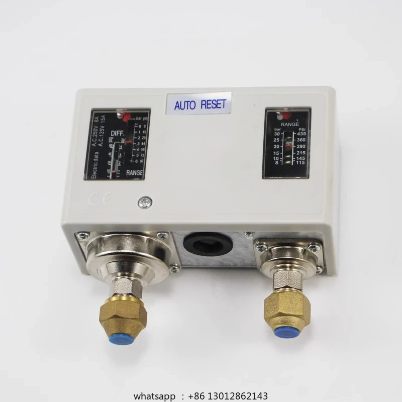 

Temperature mold machine cold storage pressure switch air conditioner high and low voltage dual head controller