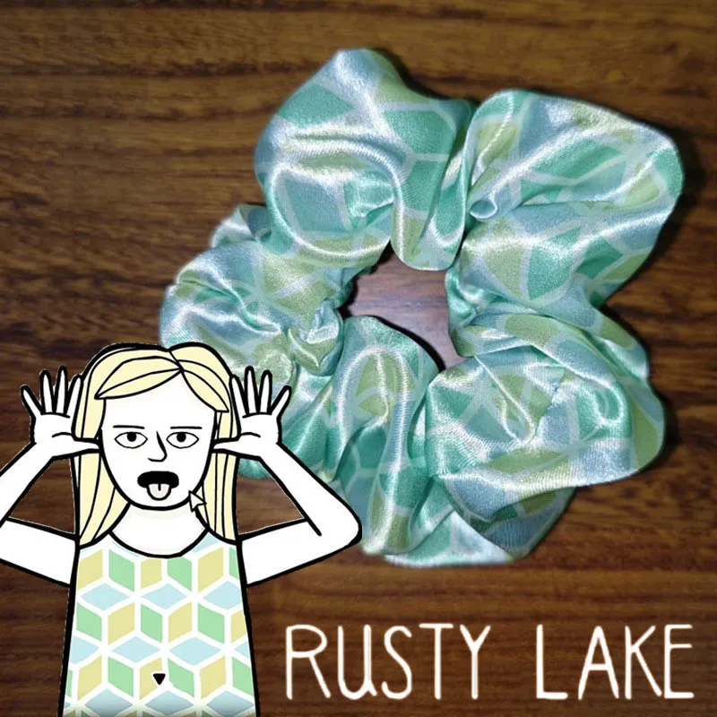 

Game Rusty Lake Laura Cosplay Headwear Imitation Silk Fabric Hair Loop Hair Rope Traceless Hairband Jewelry Hair Accessory Gift
