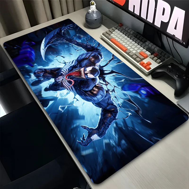 

Keyboard Accessories Mousepad Large Anime Venom Gamer Non-slip Table Mat Office Laptop Pads Gaming Cool Rubber Carpet Mouse Pads