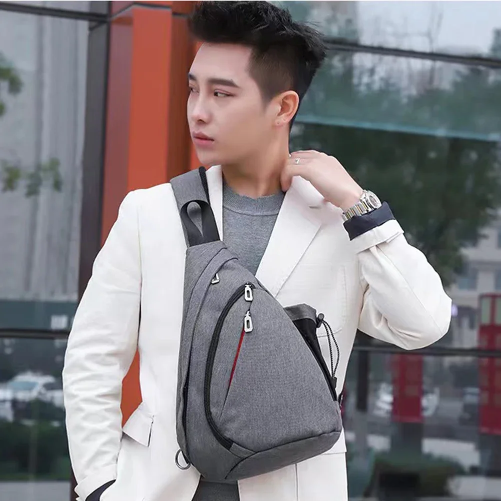 Men\'s Chest Bag New Fashion Shoulder Sling Bag Backpack Casual Sports Shoulder Crossbody Bag Cross Body Chest Bag for Men Pack