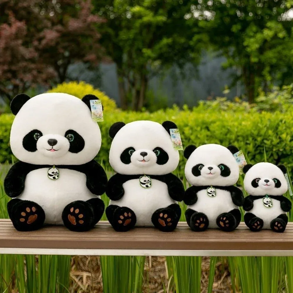 24CM Internet Celebrity China Panda Pluszowa zabawka National Treasure Bei Bei Sooth Sleeping Doll Daj dzieci Świąteczny prezent urodzinowy