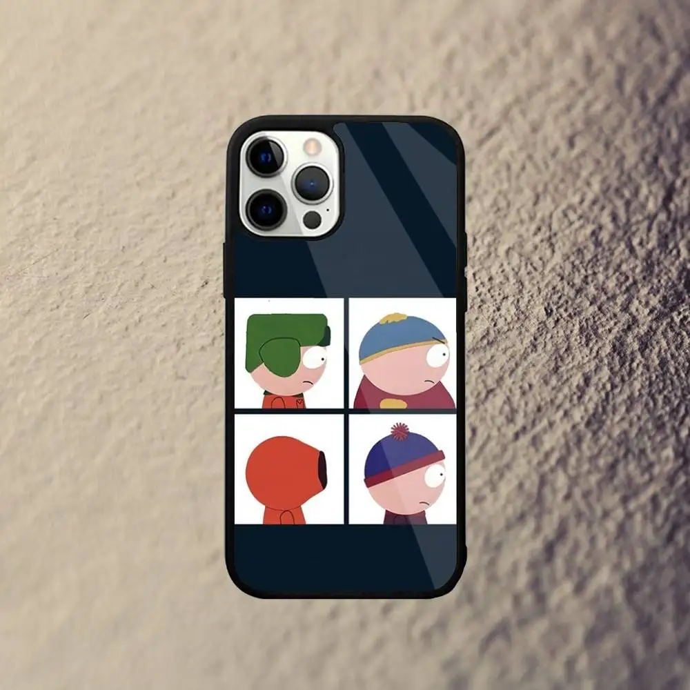 เคสโทรศัพท์ลายการ์ตูน S-South-P-Park สำหรับ iPhone 17,16,15,14,13,12,11,Pro,Max,Plus,Mini,SE4,E รองรับการชาร์จไร้สายแบบแม่เหล็ก Magsafe