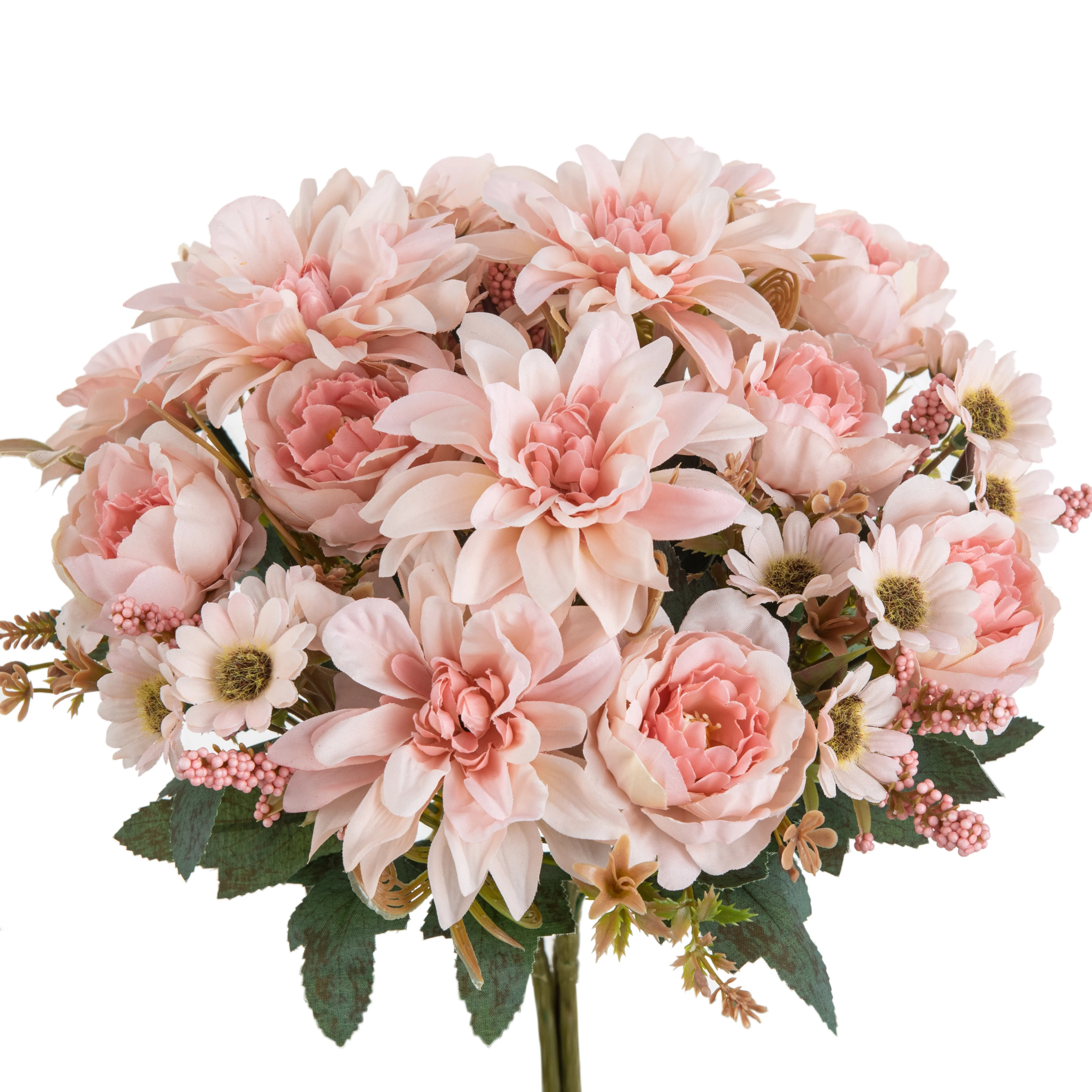 Künstliche Blumen Seiden-Dahlie Rose Festival Heim Zimmer Esstisch Garten Bogen Hochzeit Brautstrauß Handgemachtes DIY Geschenk Dekoration – Detail 7