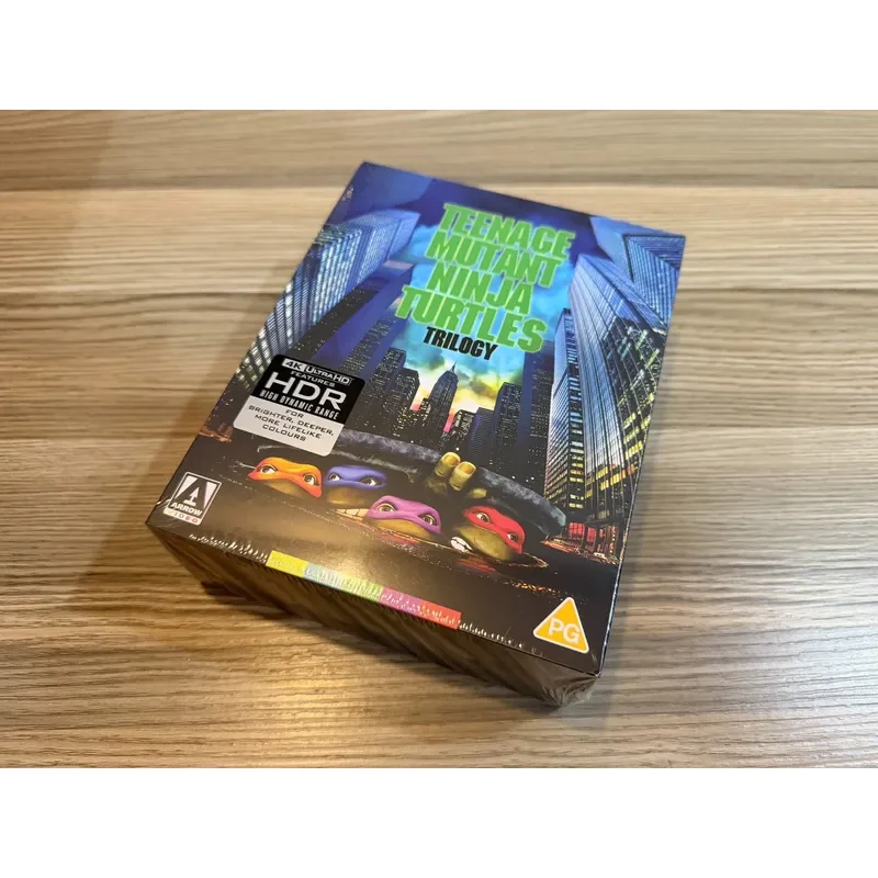 British Version Arrow 4K Blu Ray Teenage Mutant Ninja Turtles Trilogy