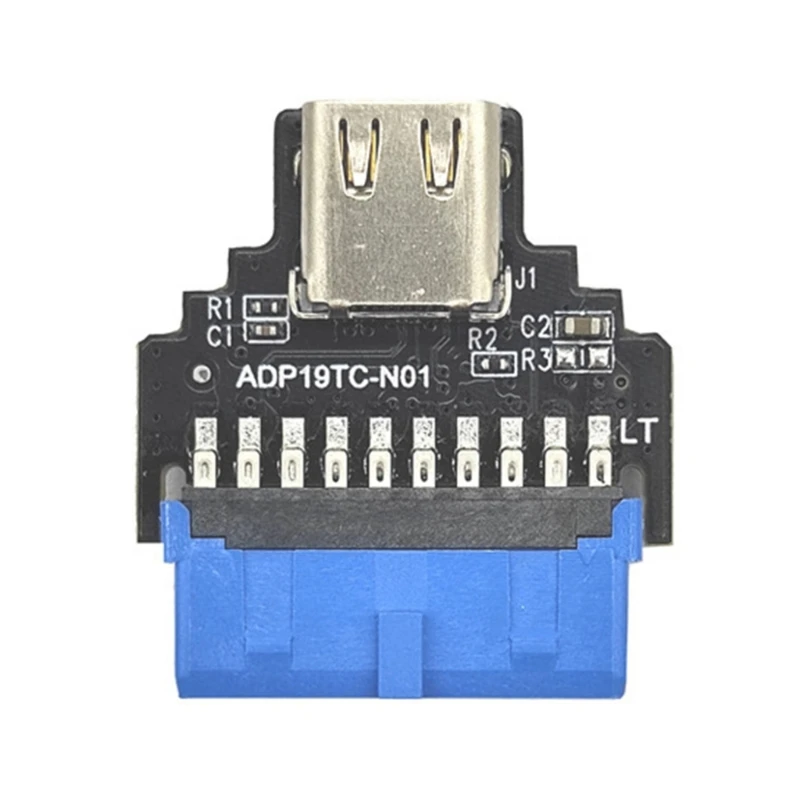 19PIN to Type C Adapter Portable for Efficient Data Transfer Needs 5Gbps Speed W8KE