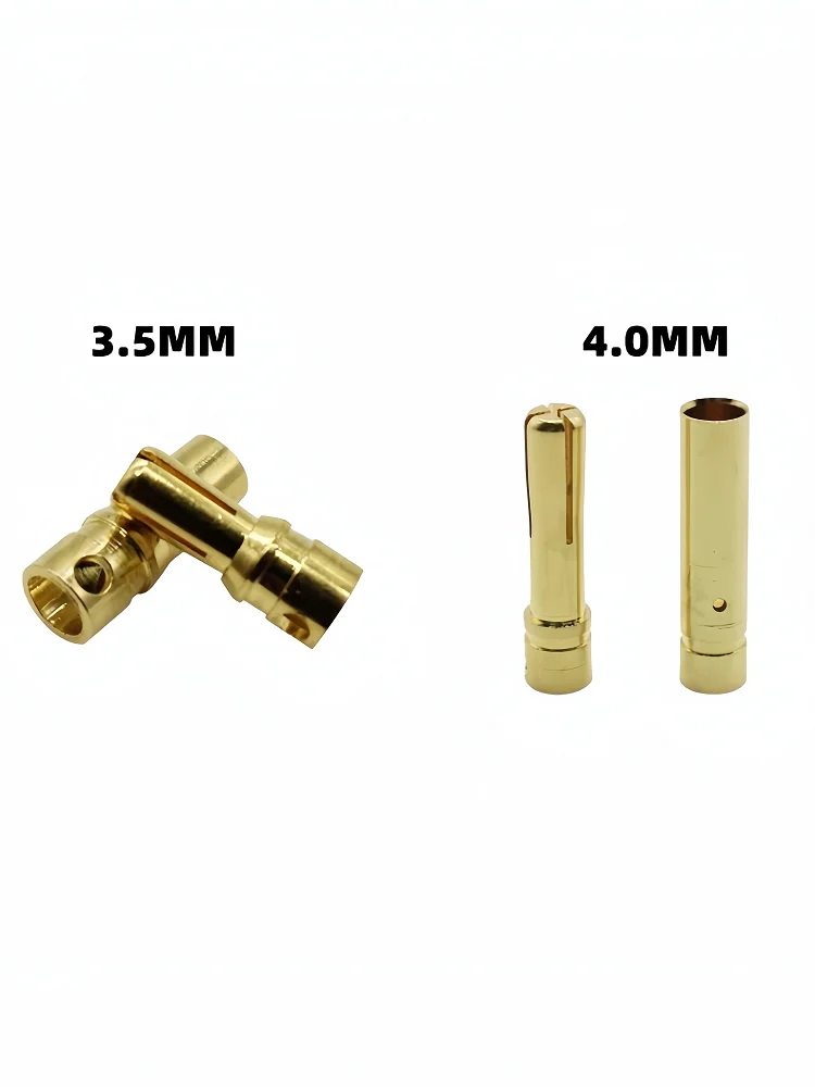 Pure Copper Banana Head 2.0 3.0 3.5 4.0 5.0 5.5 6.0 6.5 8.0MM Banana Plug Aircraft Model Motor Electrical Adjustment