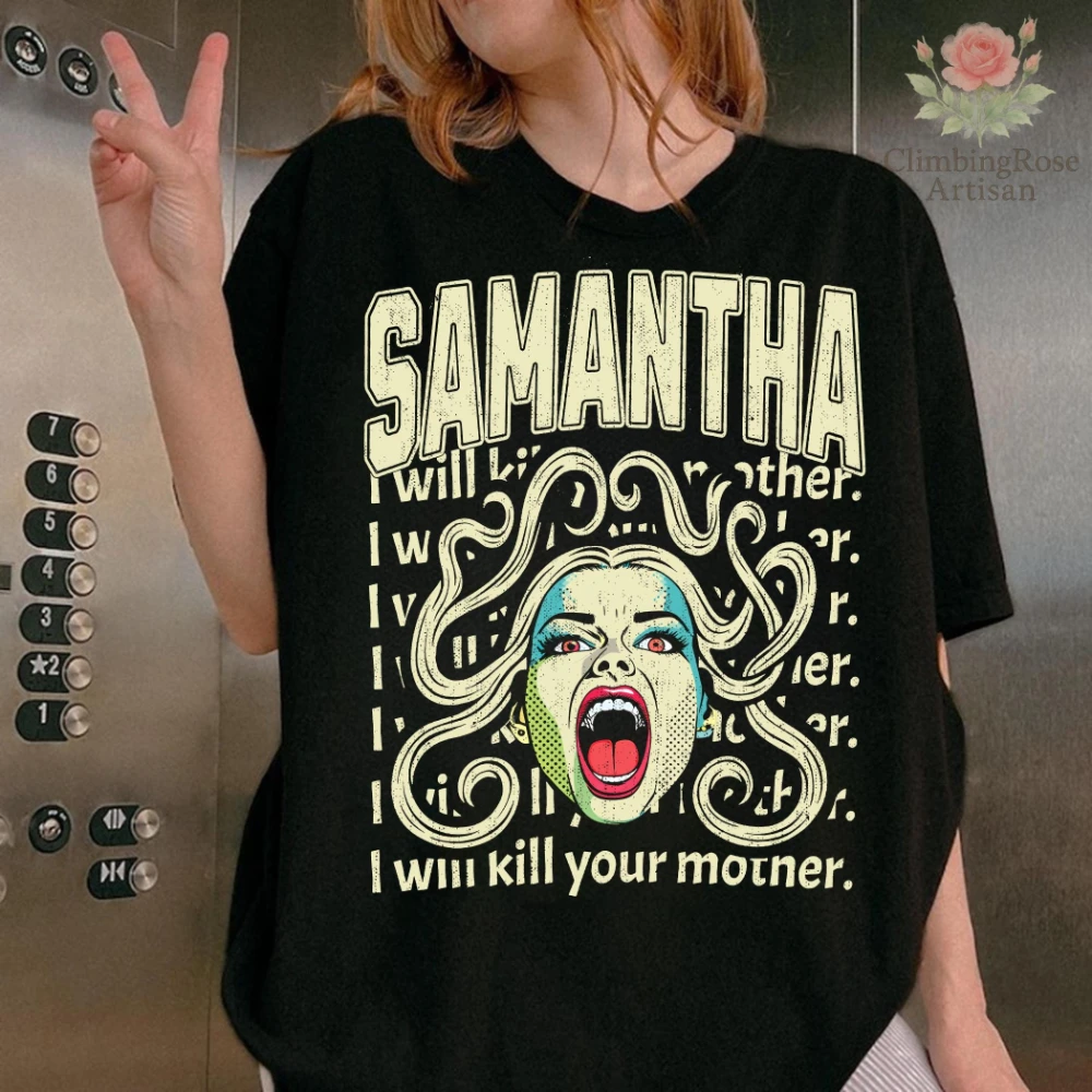 Samantha Dungeon Crawler Carl T Shirt Princess Donut Shirt Funny Fantasy Character Design Book Lover T Shirts Gamer Art