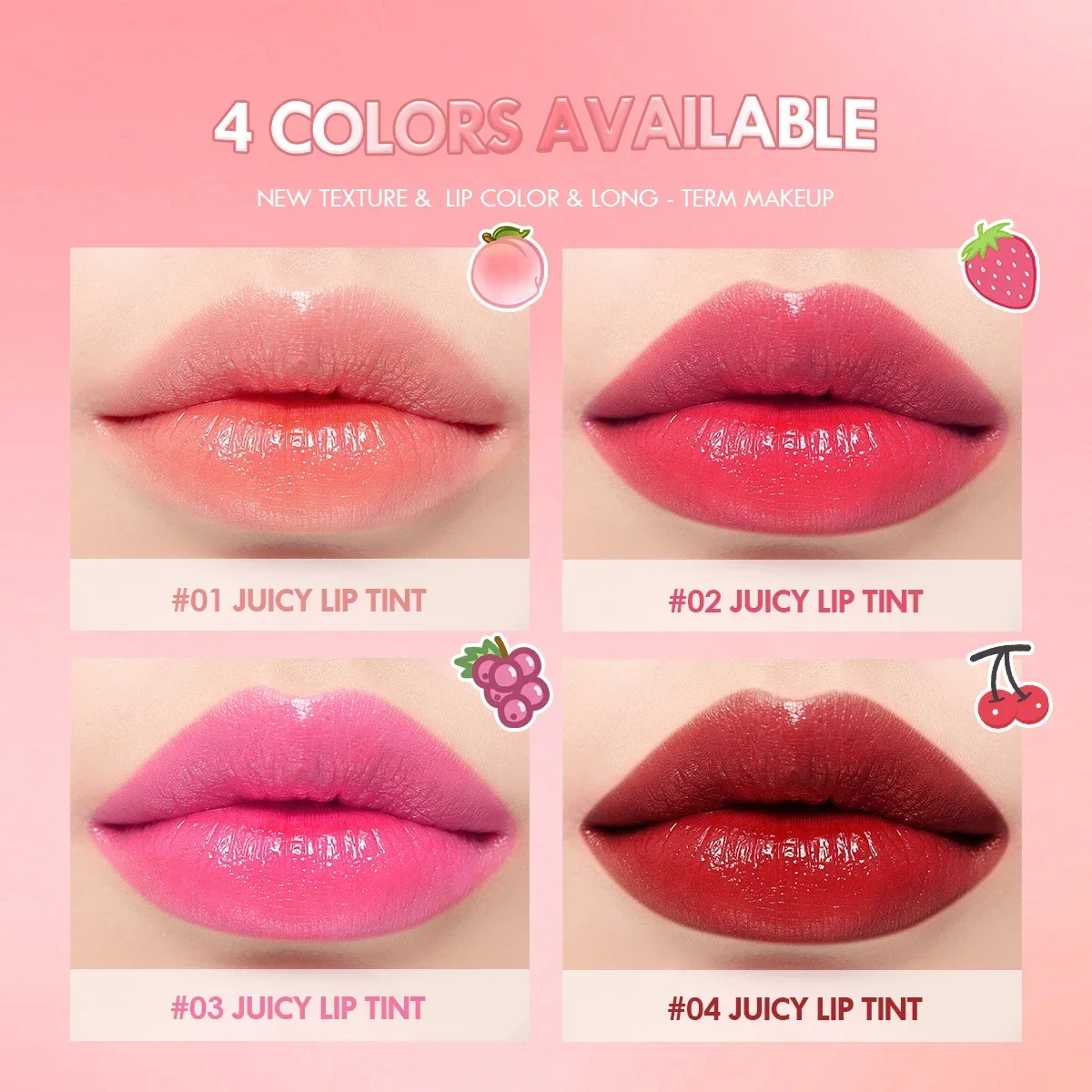 1 PC Long-Lasting Liquid Lipstick, Waterproof,  Shiny Finish, Ideal for Women's Birthday Gift