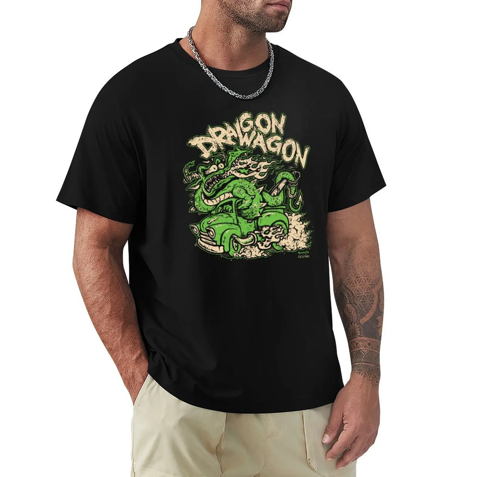 

Dragon Wagon T-Shirt funny gifts vintage clothes street wear graphic shirts shirts graphic tee men