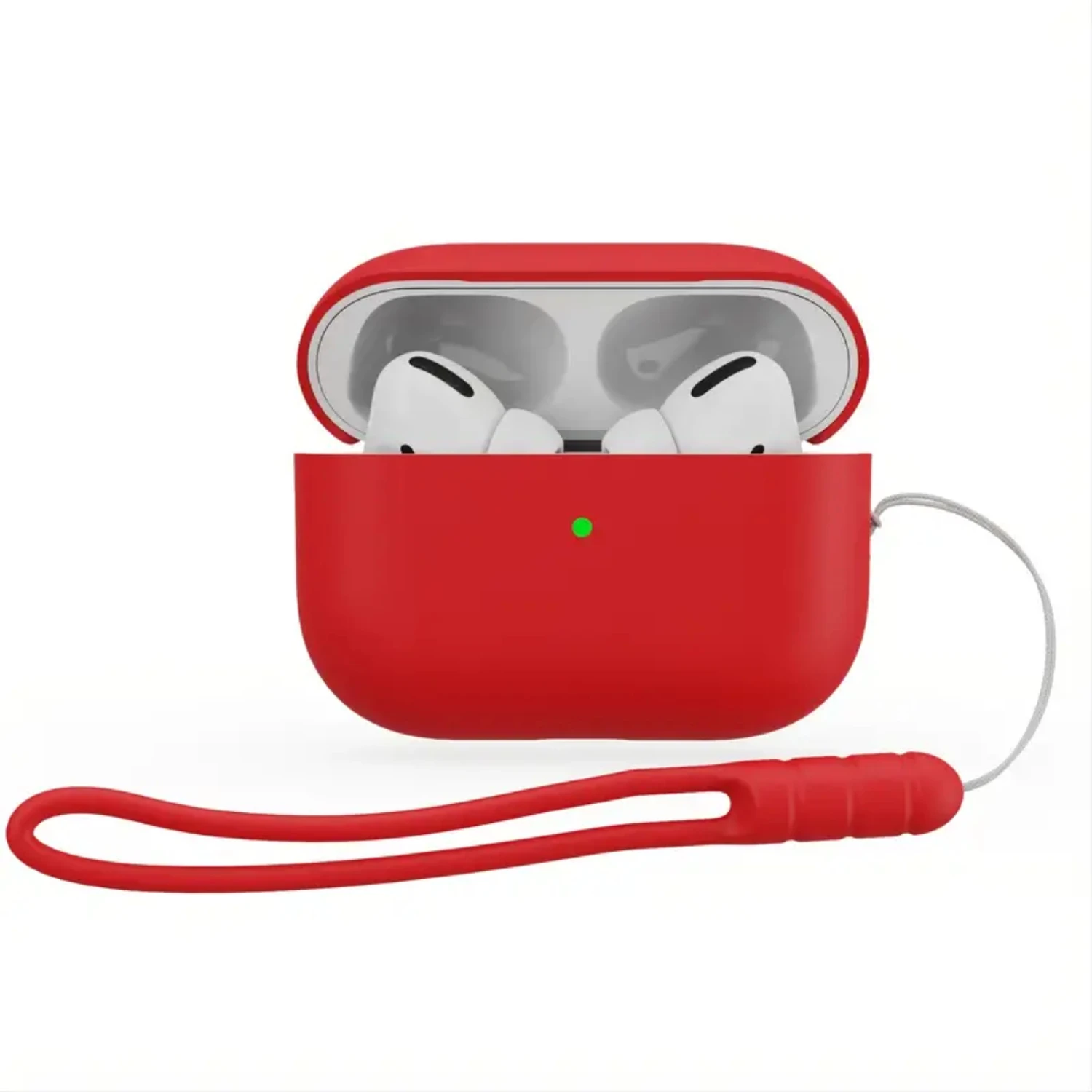 حافظة مضادة للماء من السيليكون المقاوم للصدمات ومضادة للفقدان لهاتف 2022 AirPods Pro الجيل الثاني