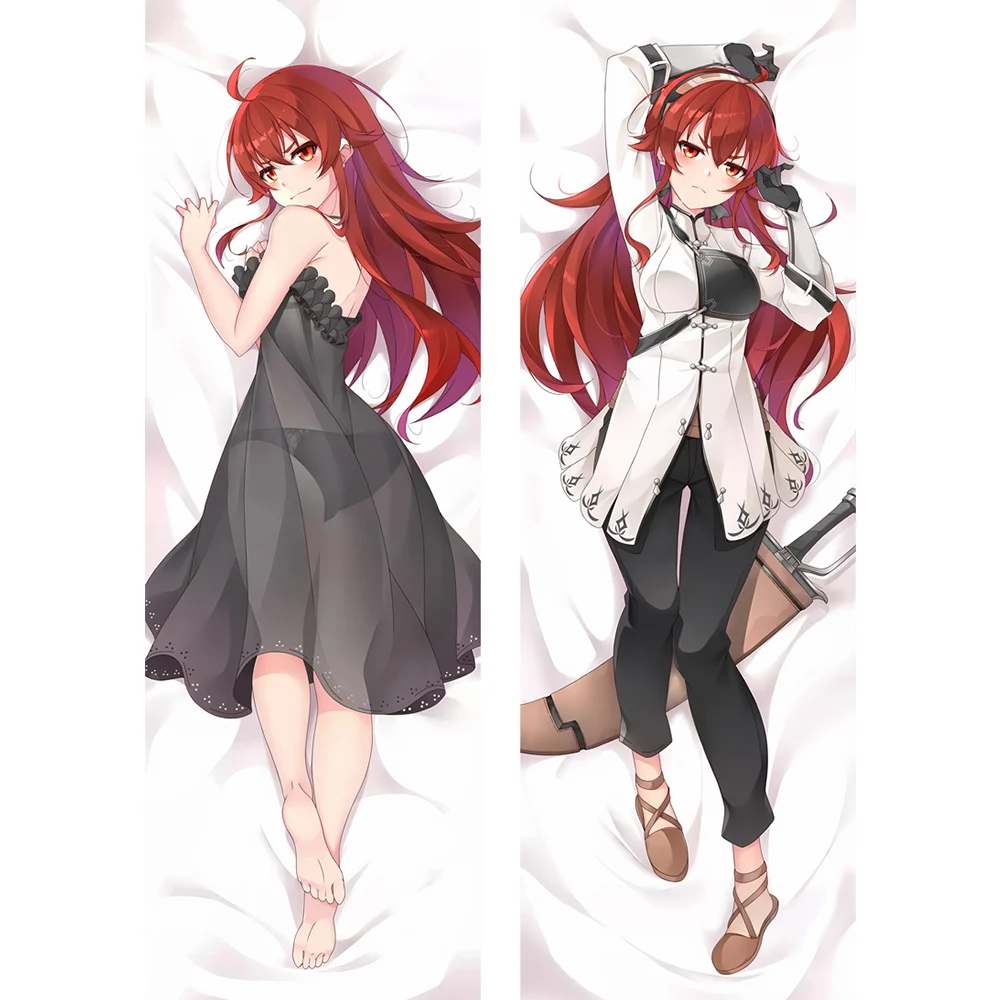 Mushoku Tensei Jobless Reincarnation Anime Dakimakura Girls Character Eris Greyrat Hugging Body Pillow Case Cover