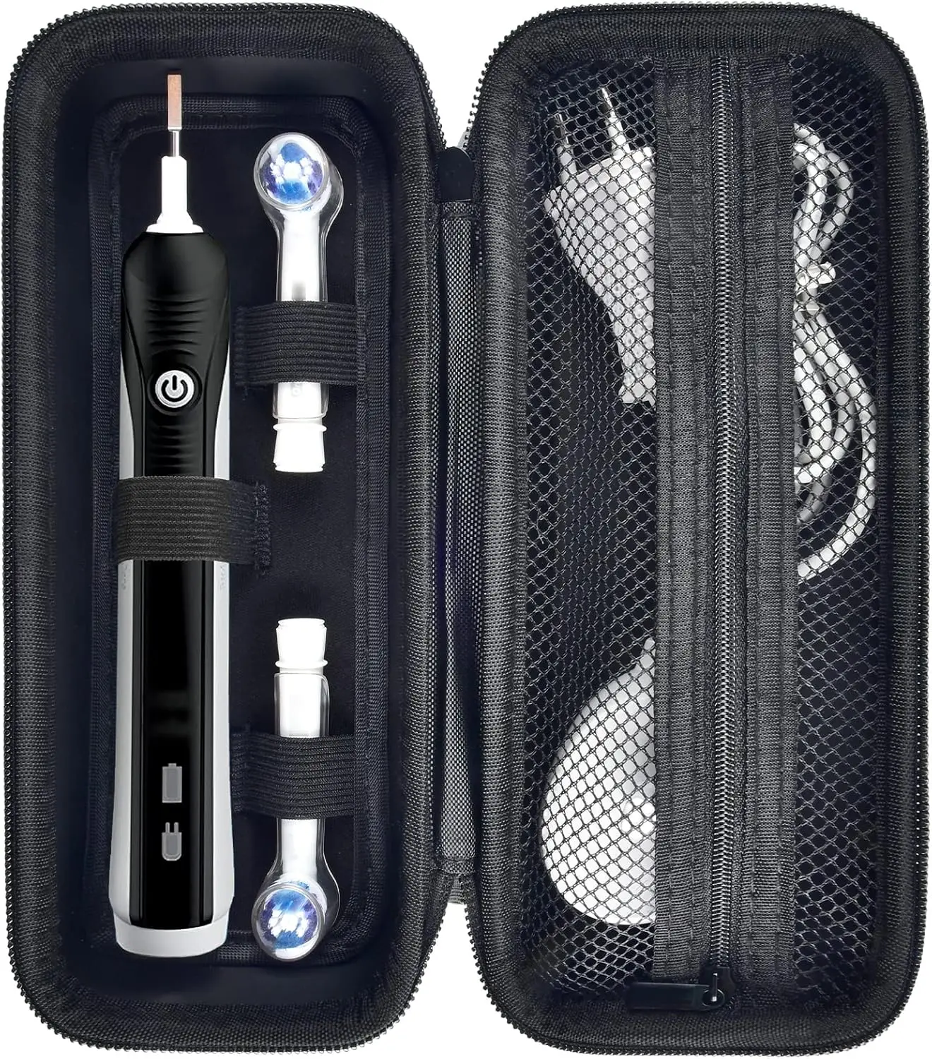 Toothbrush Travel Case Compatible with Oral-B Pro 1000, 2000, 3000, 3500, 1500/ for Philips Sonicare ProtectiveClean 4100 5100