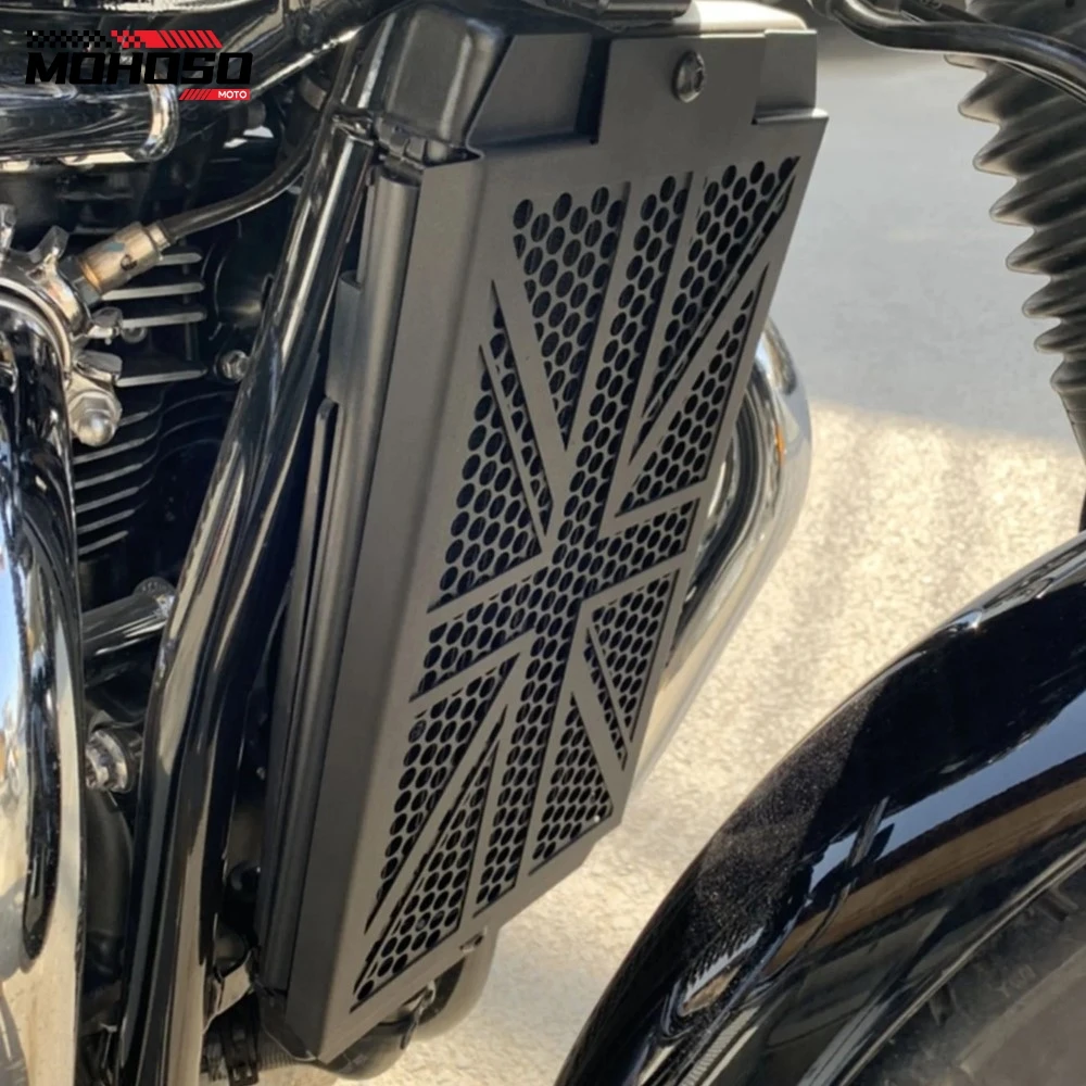 

Radiator Guard Protector Grille Cover For Speed Twin 1200 / RS 900 Thruxton T120 / R / RS 2017-2026 2025 Street Scrambler Cup