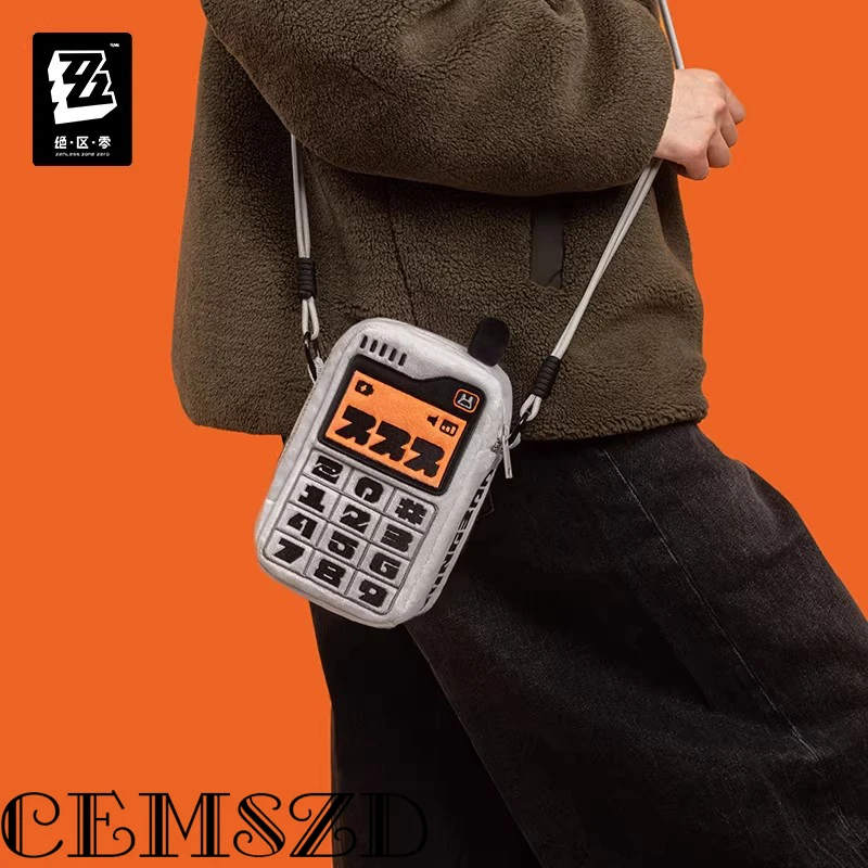 

[Genuine] Game Zenless Zone Zero Urban Kit Series Plush Storage Bag Cartoon Embroidery Cosplay Mini Crossbody Bag Anime Props