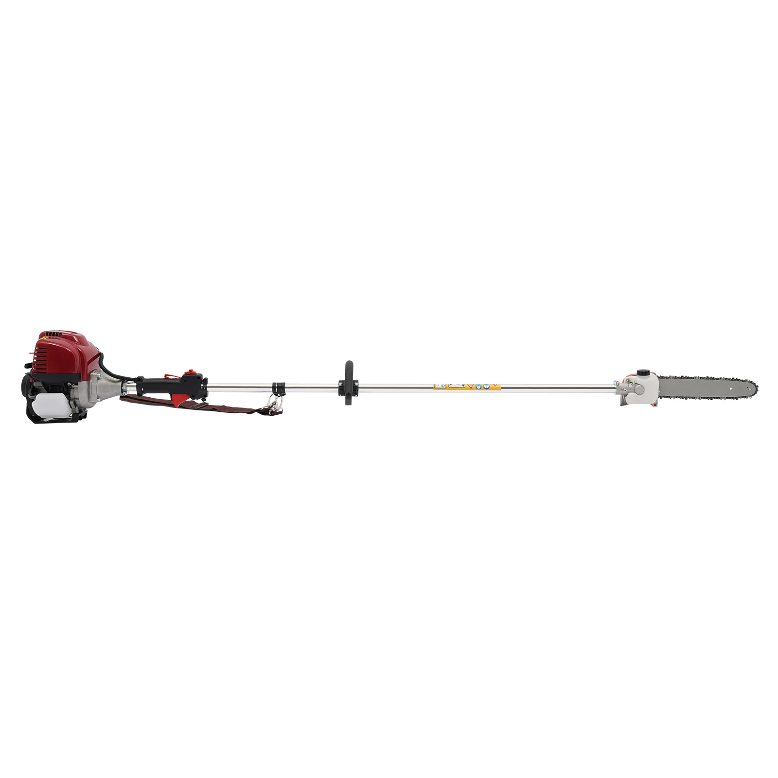 4 Stroke 42CC Gasoline High Branch Chainsaw Gas Powered Pole Saw Tree Trimming Pruner Tool 1.5M Pole