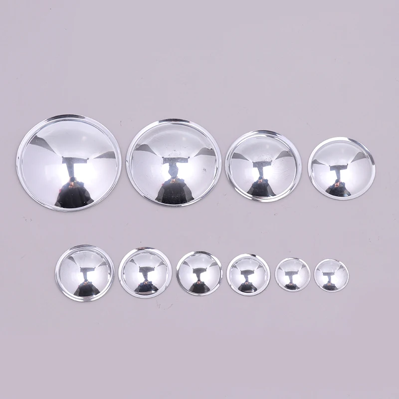 2PCS Speaker Dust Cap Woofer Loudspeaker Dust Cover Bright-Silver 20/22/24/27/30/36/40/45/50/54mm Audio Speaker Accessories
