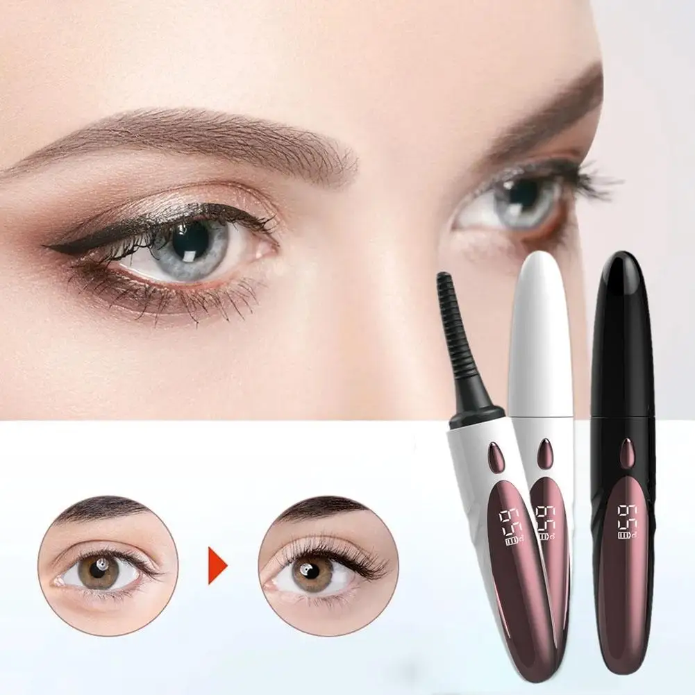 Elektrisch beheizte Wimpern zange schnelles Erhitzen wiederauf ladbare Wimpern Augen zange Wimpern Make-up Locken wickler Frauen natürlich dauerhaft l l3g3