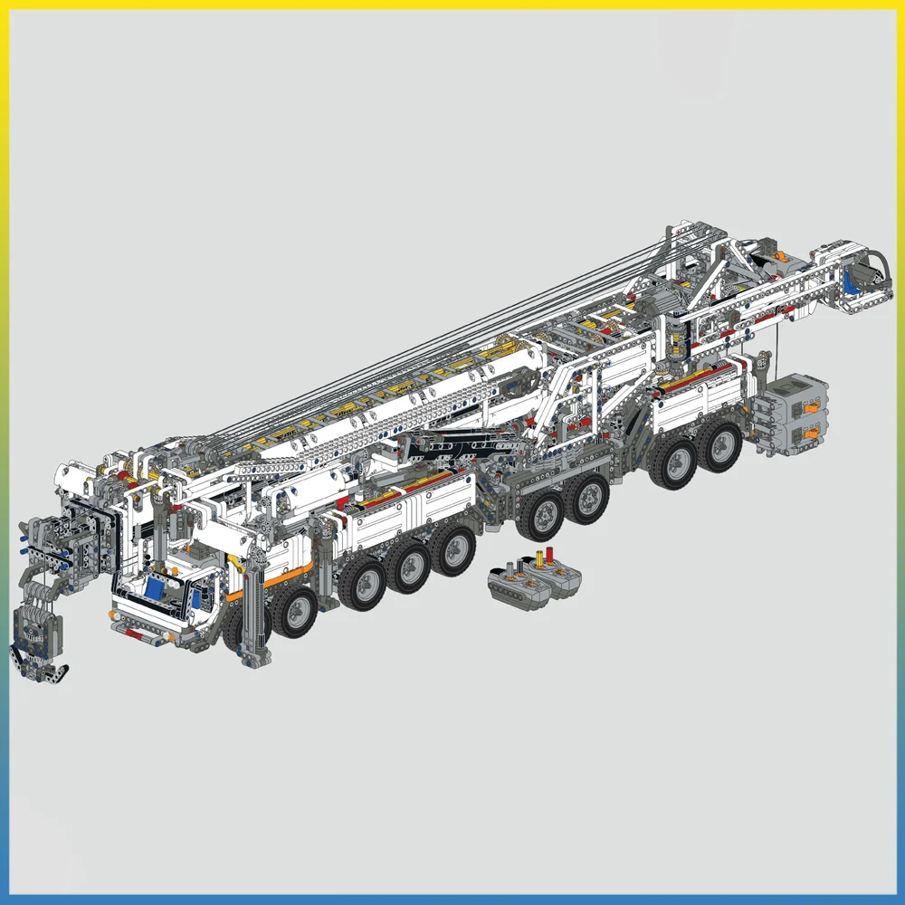 MOC-20920 RC Liebherr LTM11200 High-Tech Power Building Blocks Toy Vehicles Model Kit, Educational Toy for Boys Gift 7705Parts