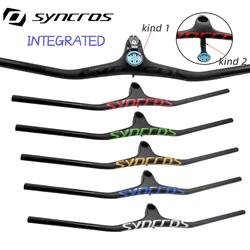 syncros  MTB carbon handlebar carbon fiber integrated handler 260g 60/70/80/90/100mm integrated handlebar frame bike parts