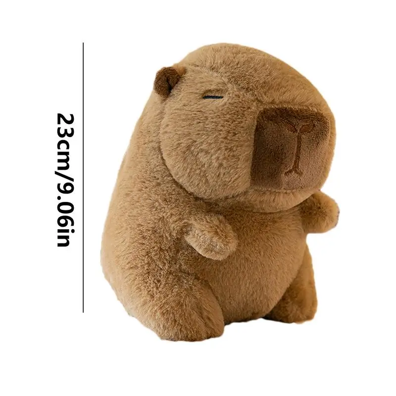 9 นิ้วแต่งตัว Capybara ตุ๊กตาตุ๊กตาของเล่นตุ๊กตาน่ารัก Capybara ตุ๊กตาผ้าอุปกรณ์เสริมตุ๊กตาสัตว์ตุ๊กตาสําหรับของเล่นเด็ก