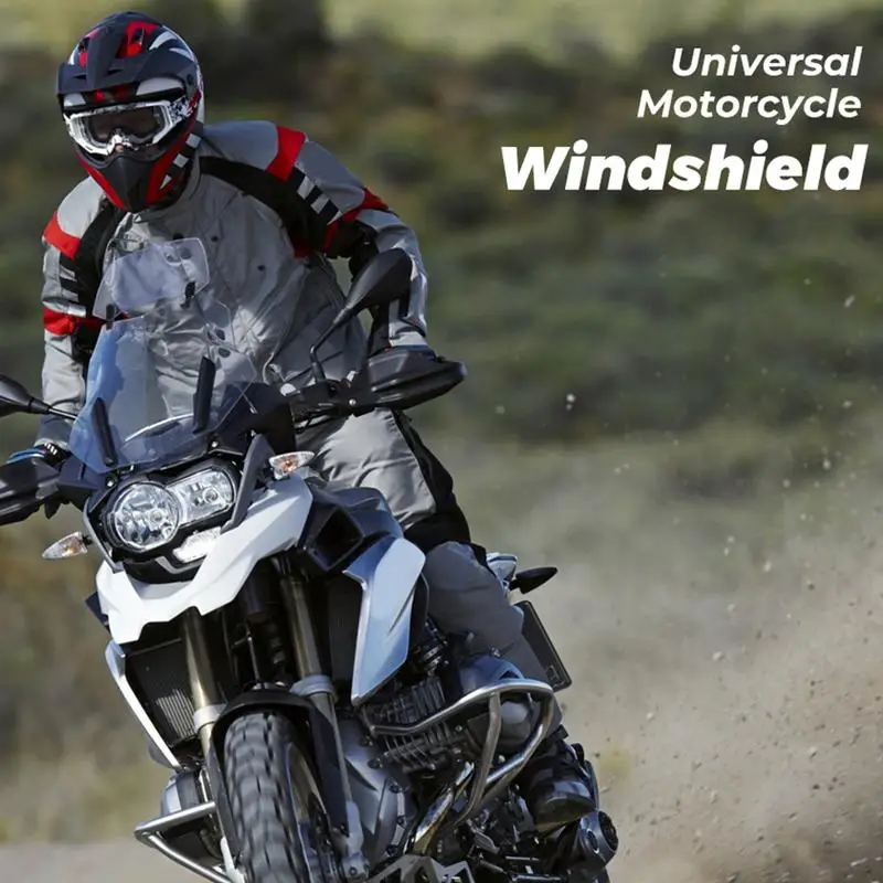 Motorcycle Windshield Wind Deflector Motorbike Adjustable Windshield Spoiler Deflector bike Windshield Windscreen Deflector