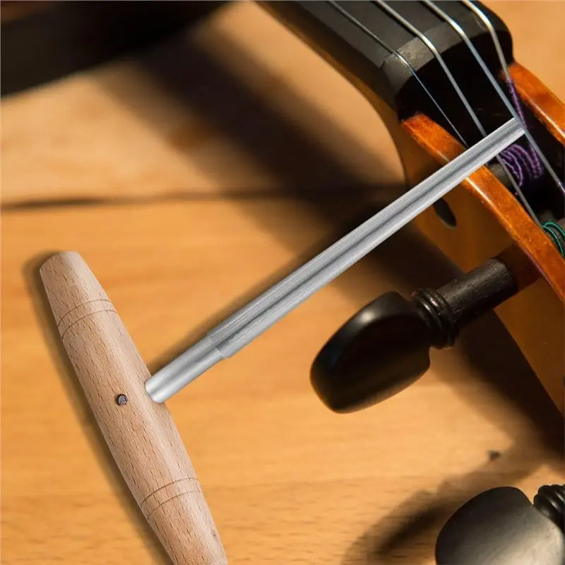 【FLASH-SALE!】Ergonomic Wood Handle Violin Peg Hole Reamer For 3/4
