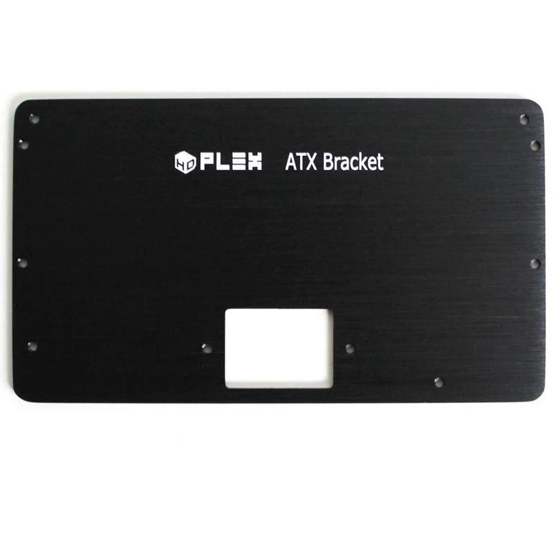 Aluminum Alloy HDPLEX SFX Bracket ATX Bracket with hole for mounting an IEC C14 panel plug support 7.4*5.0mm DC Cable mounting