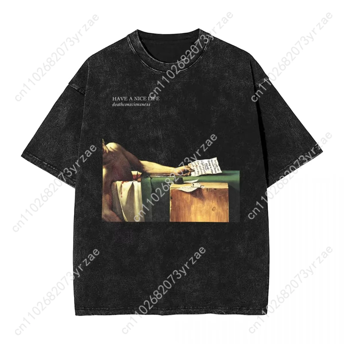 

Футболка Have A Nice Life в стиле ретро для мужчин и женщин, винтажная футболка высокого качества, хлопковая футболка с короткими рукавами, модная футболка, мягкие дышащие топы