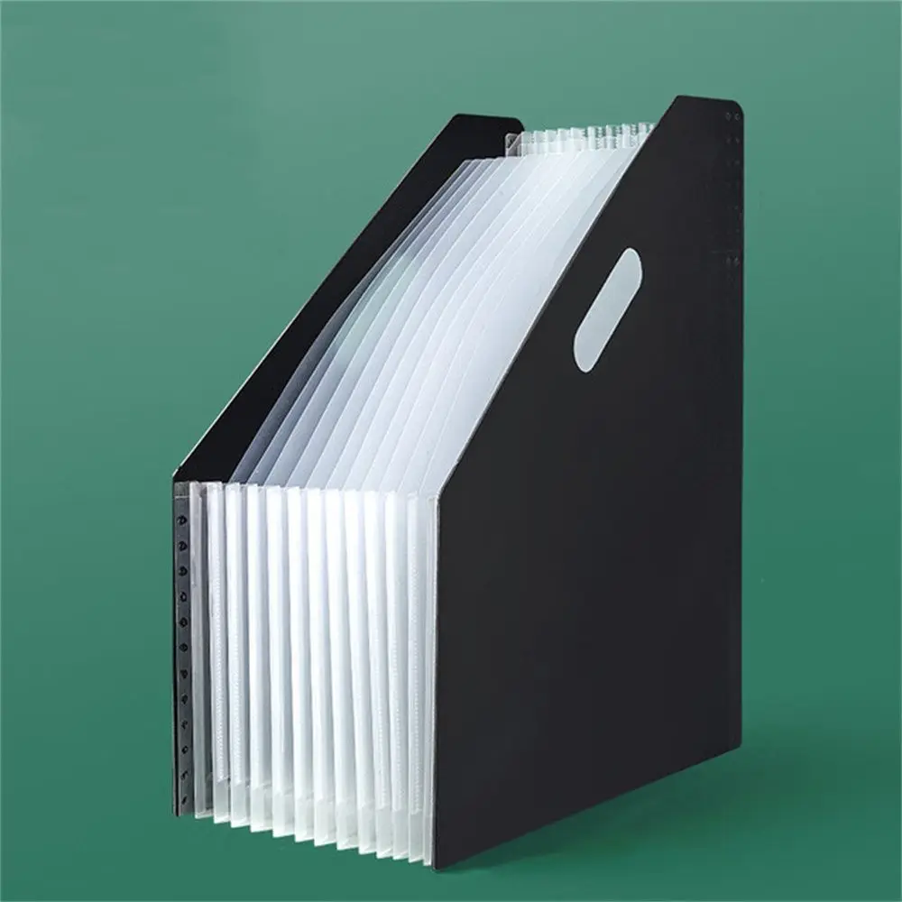 Paper Organizer A4 File Folder Vertical Multi-layer Expanding File Folder Organ Bag Document Organizer Desk File Folder