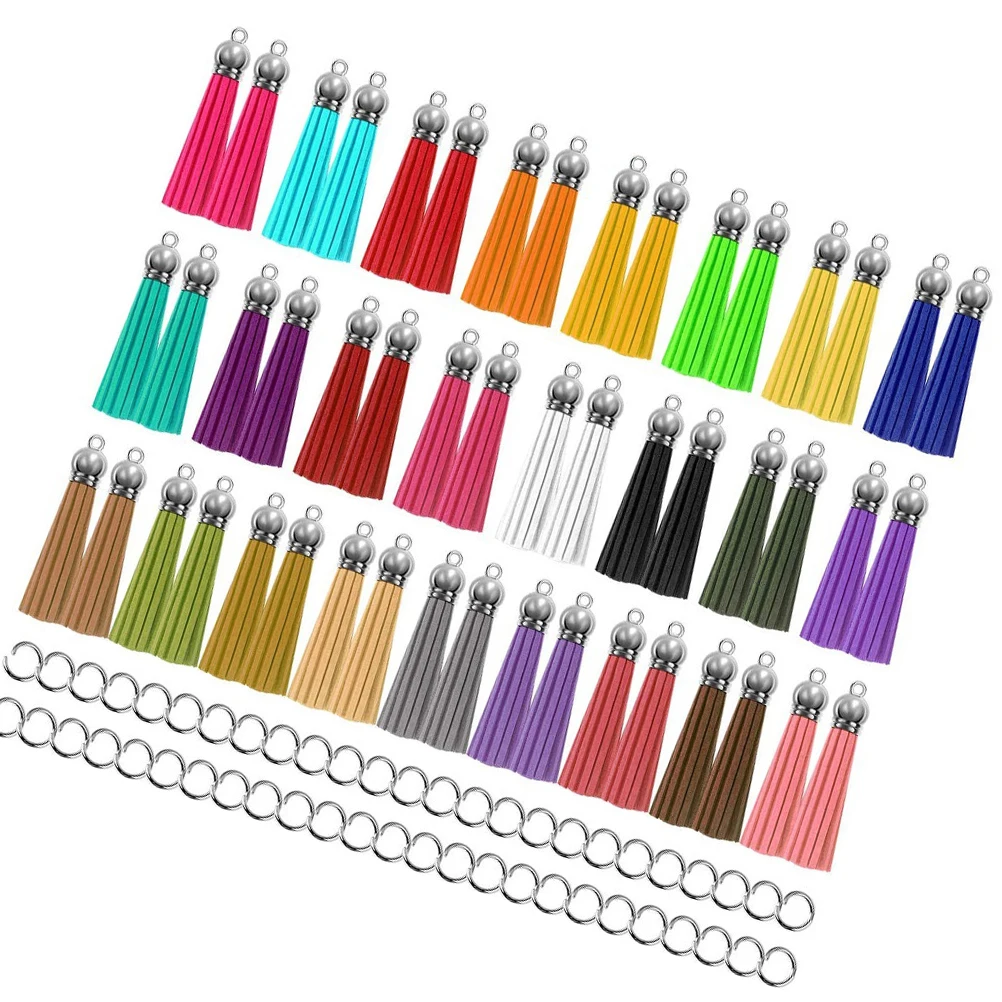 

Tassel Keychains Bulk Blanks Holder Purse Charms Handbags Crafts DIY Supplies Bookmark Tassels Jewelry Making